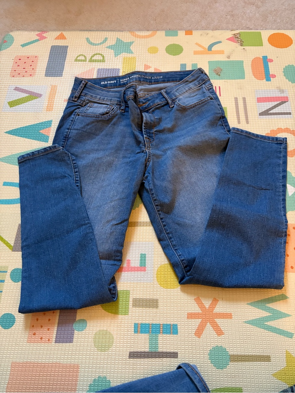 Old Navy Women's Medium Blue Stretch Skinny Jeans